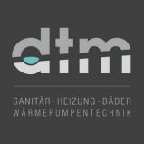 DTM Sanitär Heizung Bäder Wärmepumpentechnik  Logo
