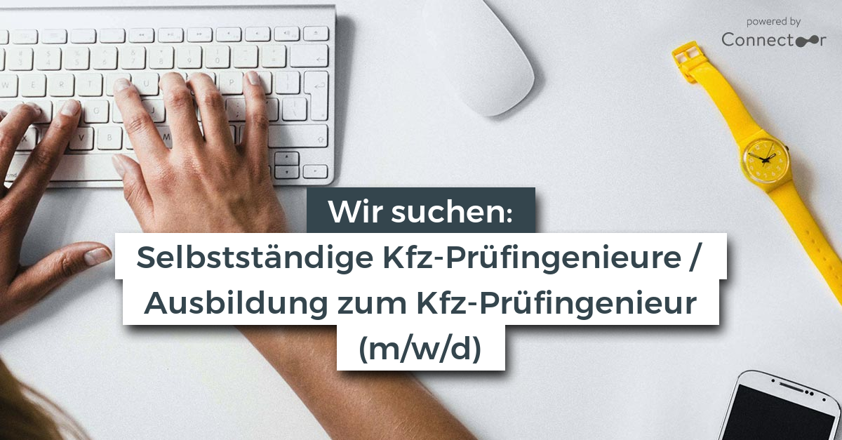 Selbstständige KfzPrüfingenieure / Ausbildung zum KfzPrüfingenieur (m
