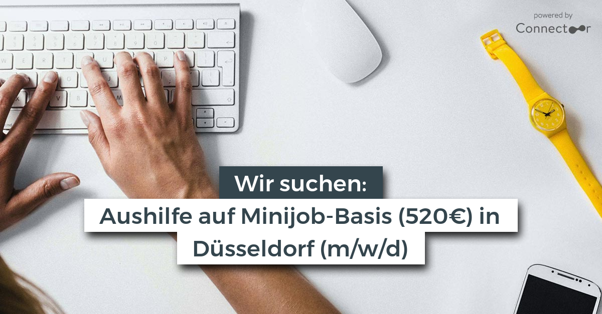 Aushilfe auf Minijob-Basis (520€) in Düsseldorf (m/w/d) - Institut für ...